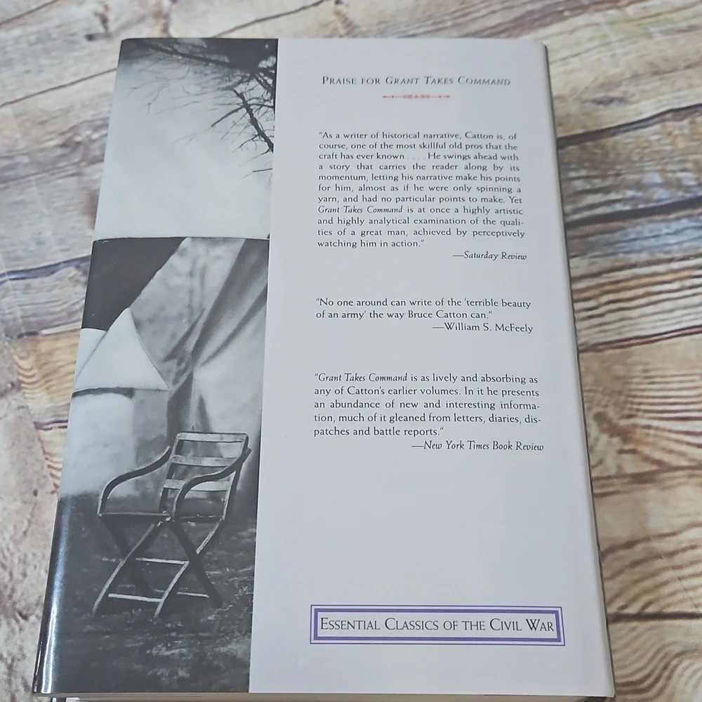 Grant Takes Command Brice‎ Catton Hardcover 1994 Book Club Book